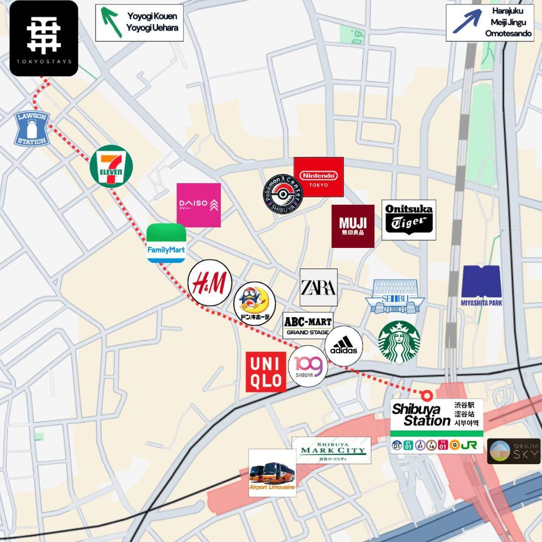 New! Time Square Shibuya Modern Unit. Prime Location Apartamento